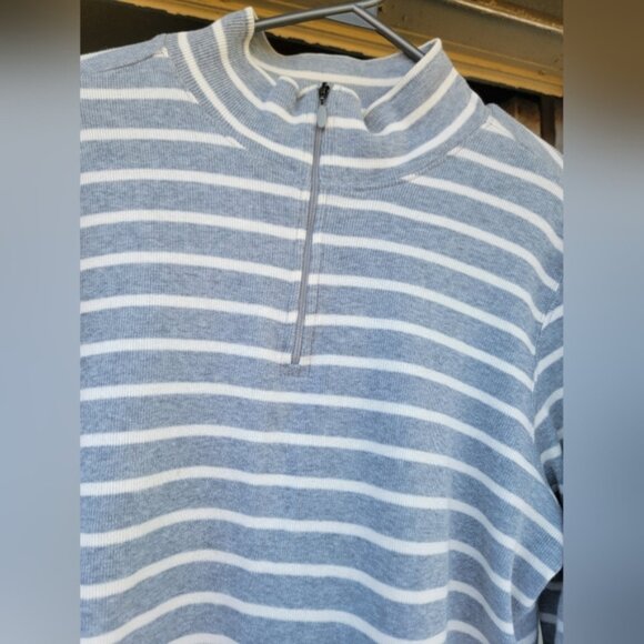 L.L. Bean 100% Cotton 1/4 Zip Sweater - Picture 2 of 7